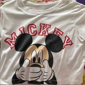 mickey mouse crop top